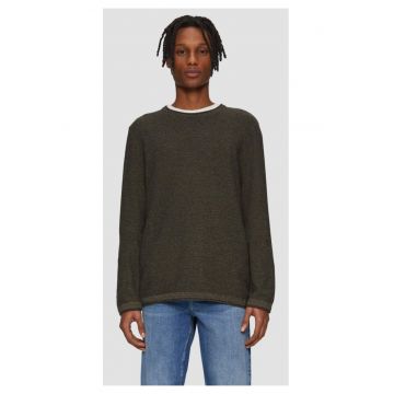 Pulover barbati - subtire - din bumbac -  by s.Oliver - Gri deschis -