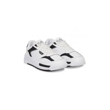 Tenisi barbari - Ea7 Emporio Armani - 305090119 - piele ecologica - alb -