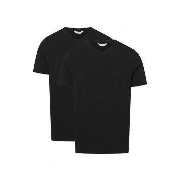 Tricou cu maneca scurta Move  set de 2 perechi Negru