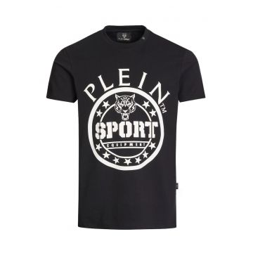 Tricou din bumbac cu imprimeu logo -