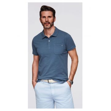 Tricou polo clasic din tricot de bumbac  OM-POWS-0142