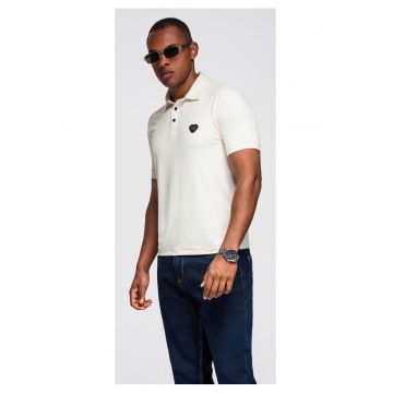Tricou polo elegant din tesatura elastica  OM-POSS-0150