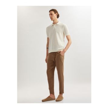 Pantaloni conici de bumbac