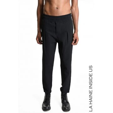 -Pantaloni cu turul lăsat și elastic în talie -Pantaloni cu turul lăsat și elastic în talie