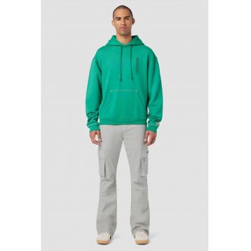 Pantaloni din denim cargo evazati HD1