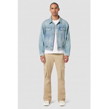 Pantaloni din denim cargo evazati HD2