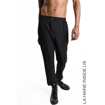 Pantaloni regular fit cu elastic in talie LH2