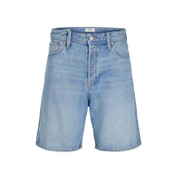 Pantaloni scurti barbati  denim - 100% bumbac - albastru -