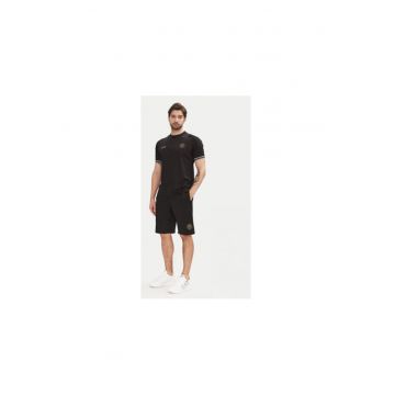 Pantaloni scurti sport barbati Ea7 Emporio Armani - 7M000260 AF13526 - Poliester/Elastan - Negru