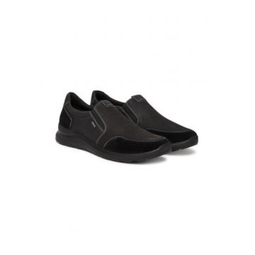 Pantofi barbatesti -  material piele naturala - negru