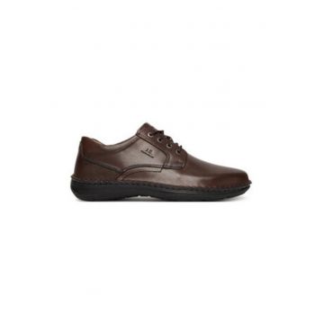 Pantofi barbati -  piele naturala - din maro
