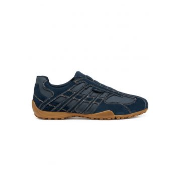 Pantofi sport barbatesti -  albastru - piele naturala