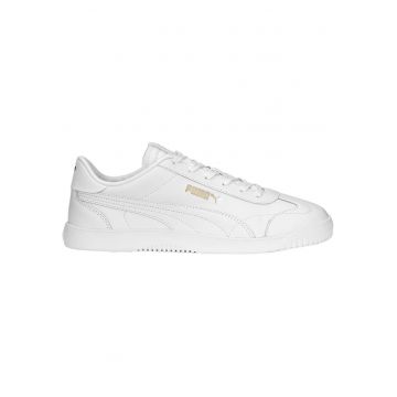 Pantofi sport de piele si piele ecologica Club - Alb