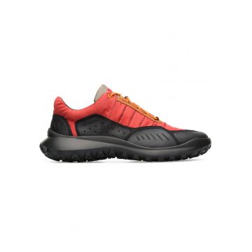 Pantofi sport impermeabili din material textil cu garnituri din piele intoarsa CRCLR