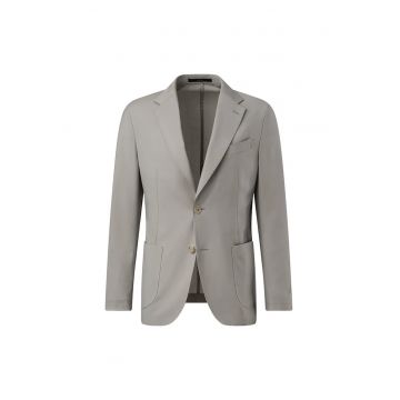 Sacou regular fit cu buzunare frontale
