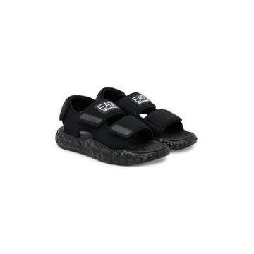 Sandale barbatesti - Ea7 Emporio Armani - 305088741 - textil - negru -