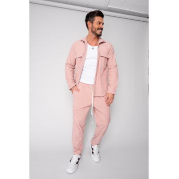 Set Camasa si pantalon lung din reiat Rose 18707