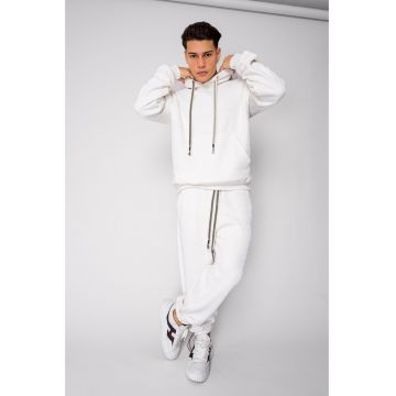 Set Winter Velvet hanorac si pantalon Off White 18556