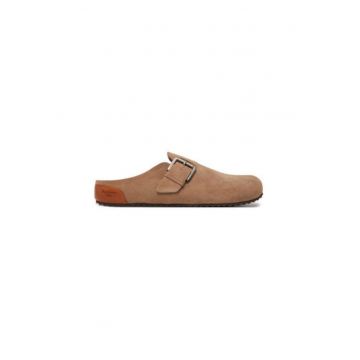 Slapi barbati  PMS90123 - Piele naturala - Bej