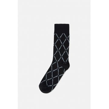 Sosete barbati  negru - modern fit - bumbac