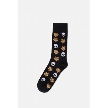 Sosete barbati  negru - modern fit - bumbac