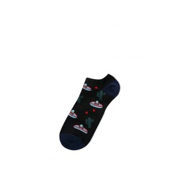 Sosete de Barbati  negru - modern fit - bumbac