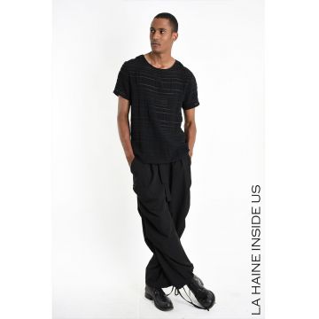 Tricou asimetric transparent
