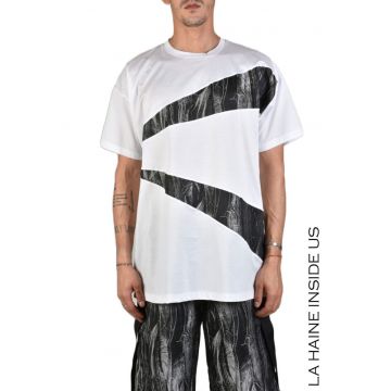 Tricou oversize cu imprimeu minimalist