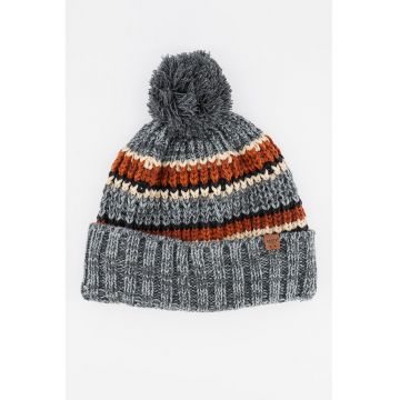 Caciula din tricot gros cu ciucure Goser