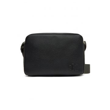 Geanta barbati -  piele ecologica - neagra