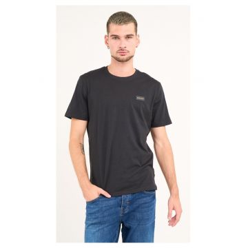 Kenvelo - Tricou barbat cu maneca scurta si logo ( BLACK - Material: Bumbac