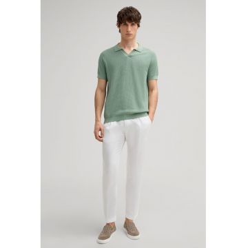 Pantaloni cu elastic in talie cu buzunare laterale