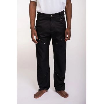 Pantaloni drepti fit cu buzunare frontale