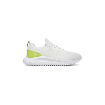 Pantofi barbatesti -  alb - material textil