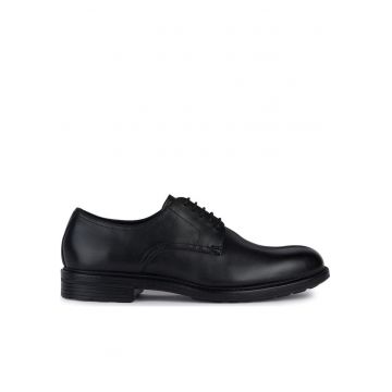 Pantofi formali pentru barbati -  Piele naturala - Negru -