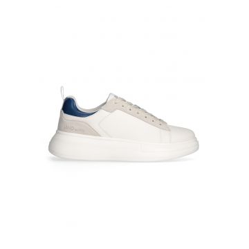 Pantofi sport wedge de piele