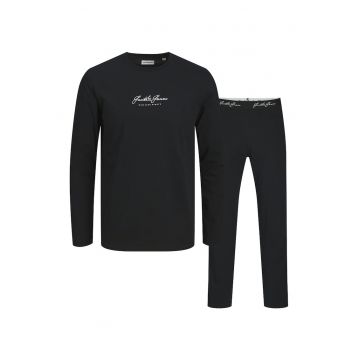 Pijama lunga de bumbac