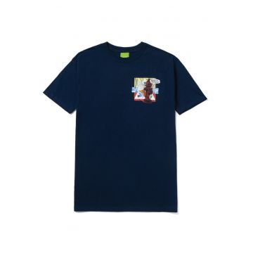 Tricou barbati -  Bumbac - Bleumarin