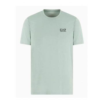 Tricou barbati  bumbac - verde menta