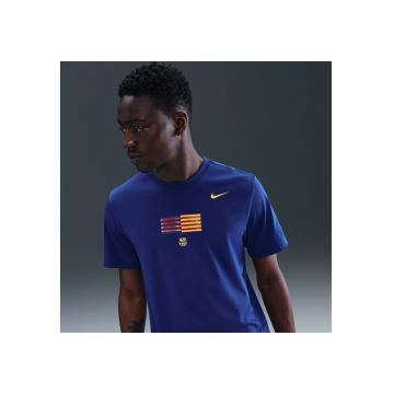 Tricou barbati  FCB - albastru - bumbac - M