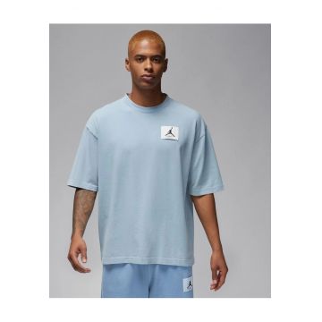 Tricou barbati -  M J Flt Ess Wsh Ovsz Ss Crw - Bumbac - Albastru