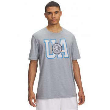 Tricou din amestec de bumbac cu imprimeu logo College