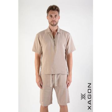 Tricou polo cu fermoar 2BM106X