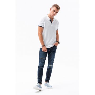 Tricou polo de bumbac cu material pique