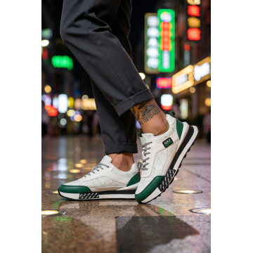 Adidasi barbati casual  albi A103 T15-3