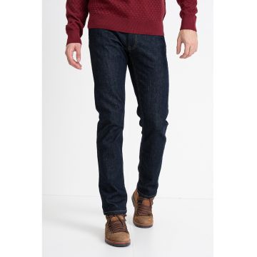Blugi regular-fit cu talie medie