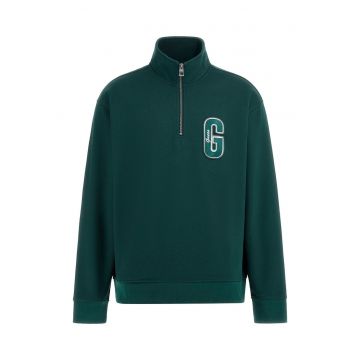 Bluza de trening cu fermoar scurt