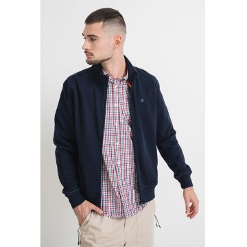 Bluza de trening cu guler scurt si fermoar Nedles