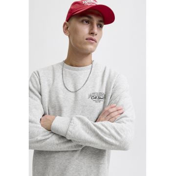 Bluza de trening regular-fit cu decolteu la baza gatului Makoto