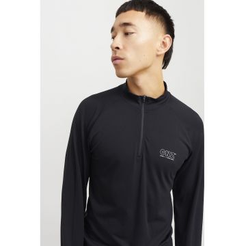 Bluza slim fit cu detaliu logo